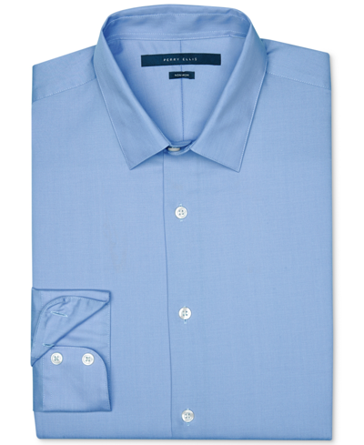 Shop Perry Ellis Men's Sport Shirt In French Blue