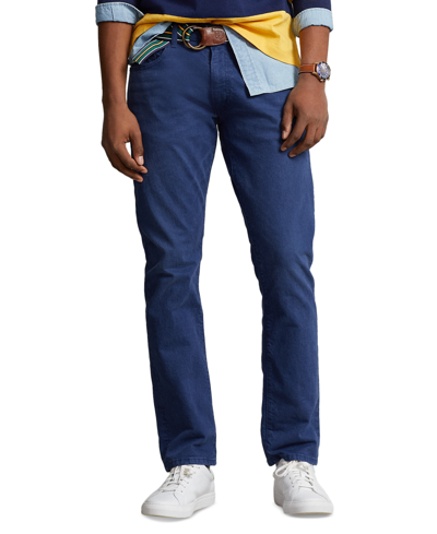Shop Polo Ralph Lauren Men's Varick Slim Straight Jeans In Hdn Light Navy