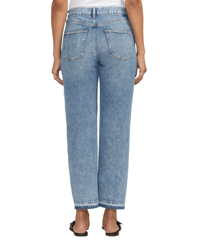 Jag Women's Rachel High Rise Relaxed Tapered Leg Jeans In Blue Jasmine