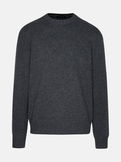 Shop Gran Sasso Grey Cashmere Sweater