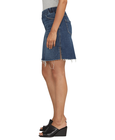 Jag Plus Size On-the-go Mid Rise Skort In Lazy River Blue