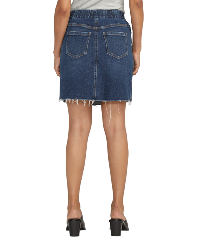 Jag Plus Size On-the-go Mid Rise Skort In Lazy River Blue
