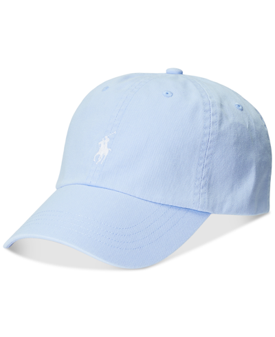 Shop Polo Ralph Lauren Men's Cotton Chino Ball Cap In Elite Blue