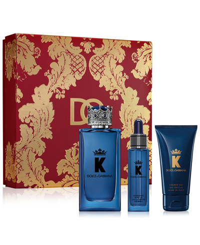 Shop Dolce & Gabbana Men's 3-pc. K Eau De Parfum Gift Set In No Color