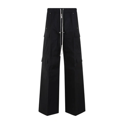 Shop Rick Owens Cargobelas Trousers Clothing In Black