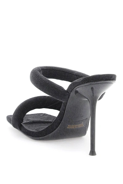Shop Alexander Wang Julie Denim Sandals In Italian