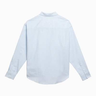 Shop Ami Alexandre Mattiussi Ami Paris Striped Ami De Coeur Button Down Shirt