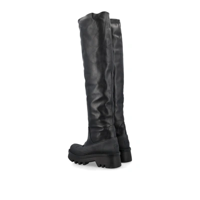Chloé Leather Knee-high Boots With Tank Sole