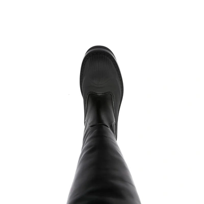 Chloé Leather Knee-high Boots With Tank Sole