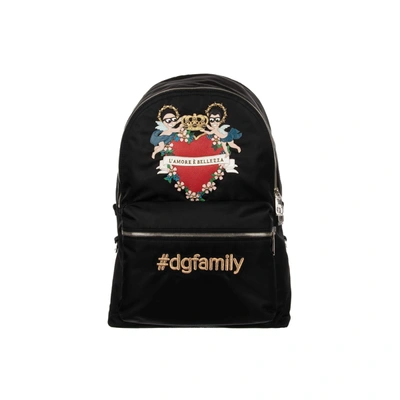 Shop Dolce & Gabbana Family Patch Backpack