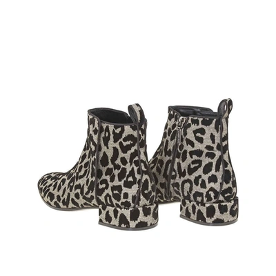 Shop Dolce & Gabbana Leopard Ankle Boots
