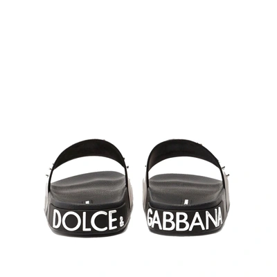 Shop Dolce & Gabbana Logo Beach Flats