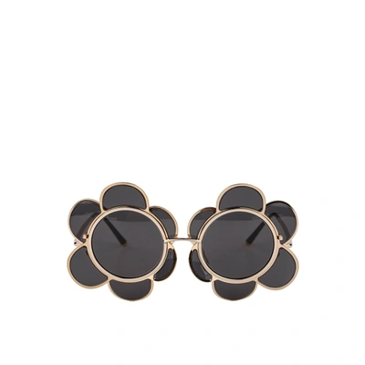 Shop Dolce & Gabbana Special Edition Flower Sunglasses