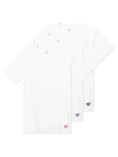 Shop Human Made 3 Pack T Shirt Set With Logo