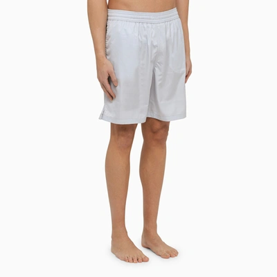 Shop Off-white Off White™ Ice White Swimming Costume With Logo