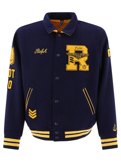 Shop Polo Ralph Lauren Reversible Bomber Jacket