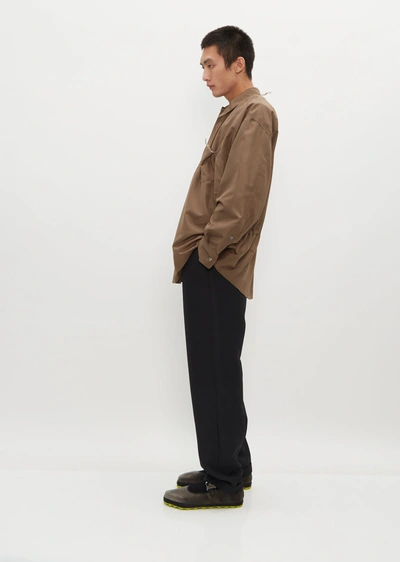 Shop Magliano A Nomad Shirt In Protesta Brown 86