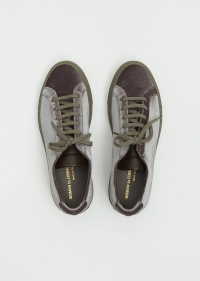 Shop Common Projects Achillies In Velvet In Brown 3621
