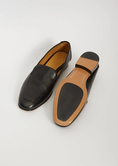 The Row Adam Loafer In Black Blk