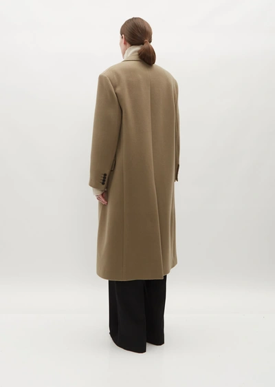 Shop The Row Anderson Coat In Dirt Brown