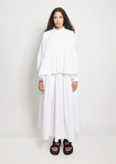 Shop Cecilie Bahnsen Andrea Shirt In White