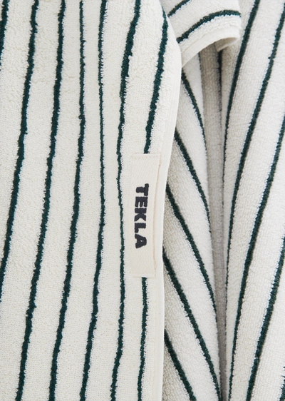 Shop Tekla Bath Towel In Racing Green
