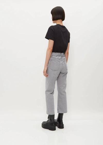 Shop Sacai Bootcut Denim Pants — Gray In Gray 301
