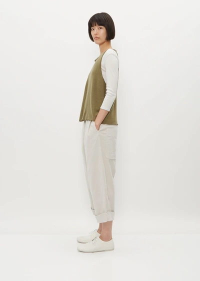 Shop Album Di Famiglia Cashmere Vest In Olive