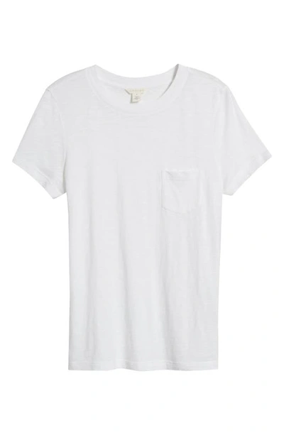 Shop Caslon Core Slub Crewneck T-shirt In White
