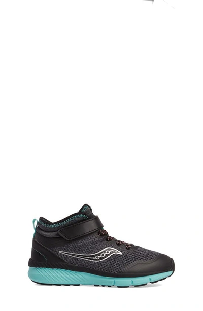 Shop Saucony Ideal Sneaker In Black/ Turquoise