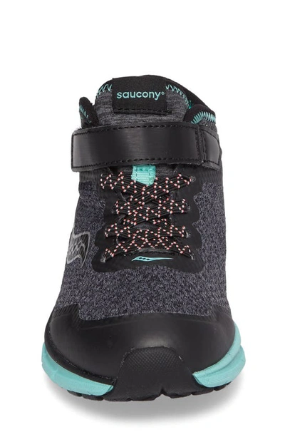 Shop Saucony Ideal Sneaker In Black/ Turquoise