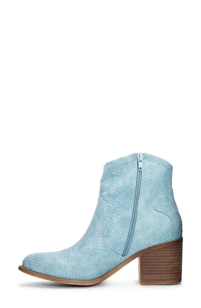 Shop Dirty Laundry Unite Western Bootie In Light Blue