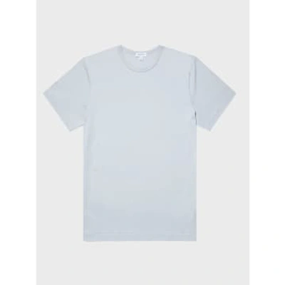 Shop Sunspel Classic T-shirt In Smoke