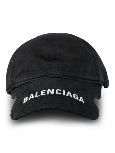 Shop Balenciaga Hat Accessories In Black