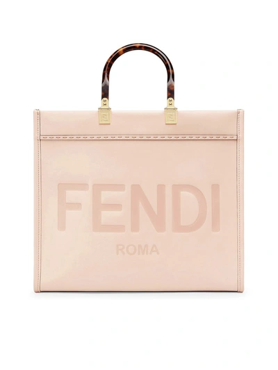 Shop Fendi Totes Bag In Pink & Purple