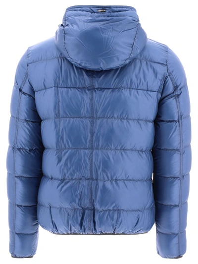 Shop Herno "ultralight Vietti 70th Anniversary" Down Jacket In Blue