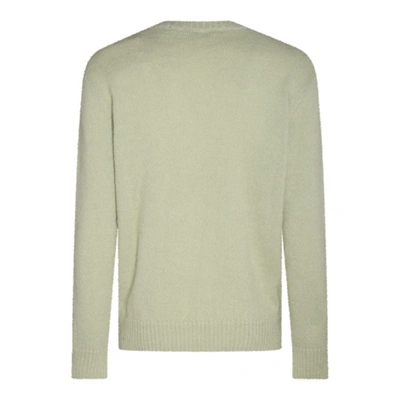 Shop Lanvin Sage Wool And Mohair Blend Sweater