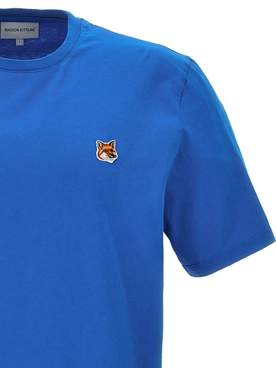 Shop Maison Kitsuné 'fox Head' T-shirt In Blue
