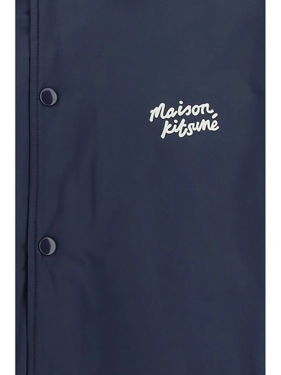 Shop Maison Kitsuné Jackets In Ink Blue