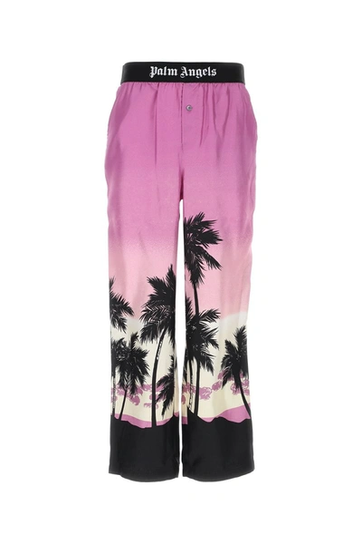Shop Palm Angels Pants In Printed