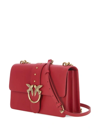 Shop Pinko 'classic Love Bag Icon' Crossbody Bag In Red