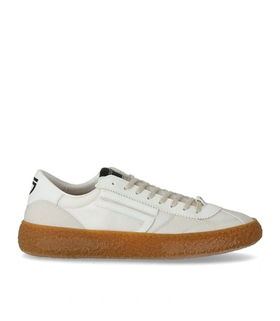 Shop Puraai 1.01 Vintage Vanilla Sneaker In White