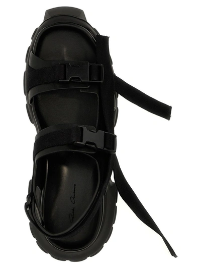 Shop Rick Owens 'tractor' Sandals In Black