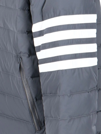 Shop Thom Browne Jackets In Grey