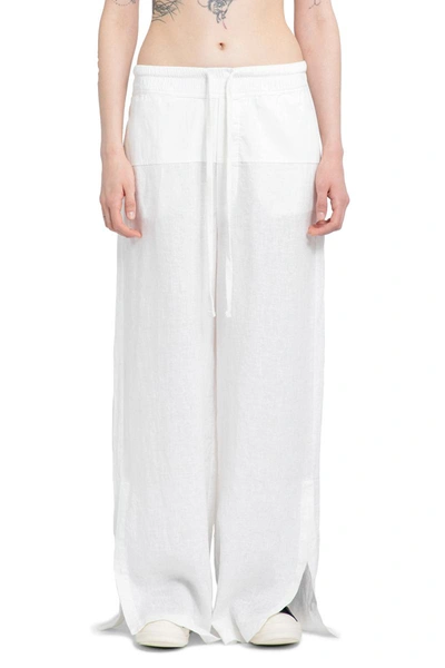 Shop Thom Krom Trousers In Off-white