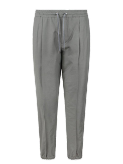 Shop Dior Homme Drawstring Track Pants In Grey