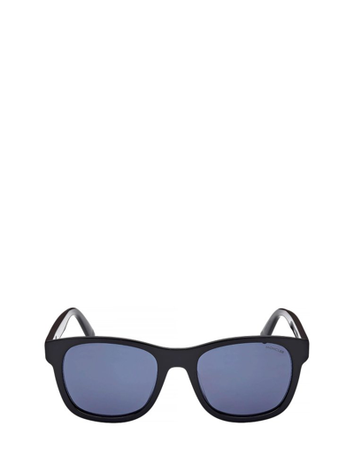 Shop Moncler Eyewear Square Frame Sunglasses In Black