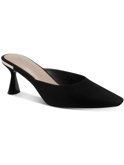 Shop Alfani Cecilia Womens Suede Sandals Pumps In Black