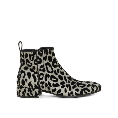 Shop Dolce & Gabbana Leopard Ankle Boots