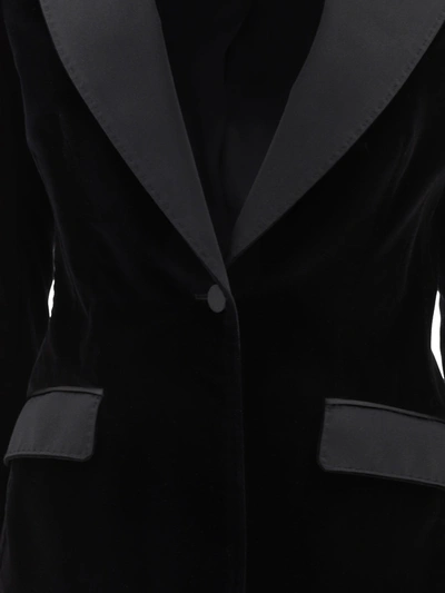 Shop Dolce & Gabbana Velvet Single Breasted Turlington Tuxedo Jacket